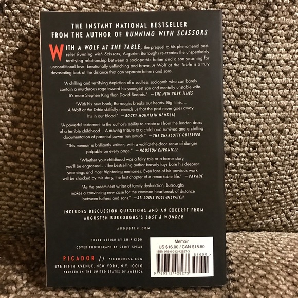 A Wolf At The Table softcover book - Picture 4 of 5